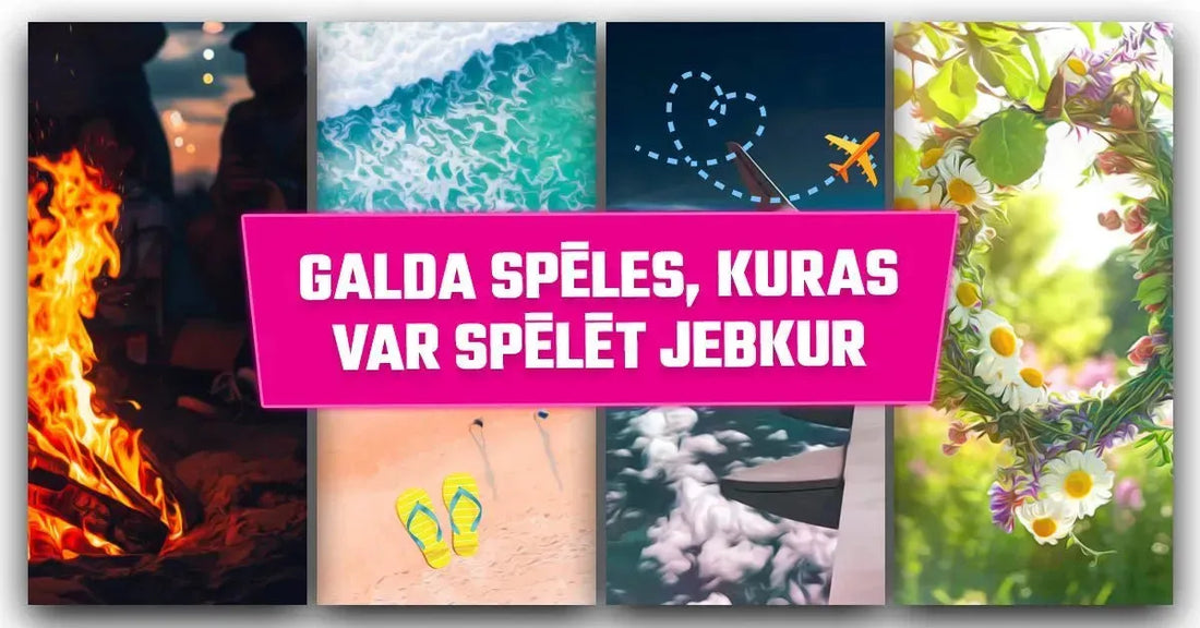 Galda spēles, kuras var spēlēt jebkur-Brain Games LV