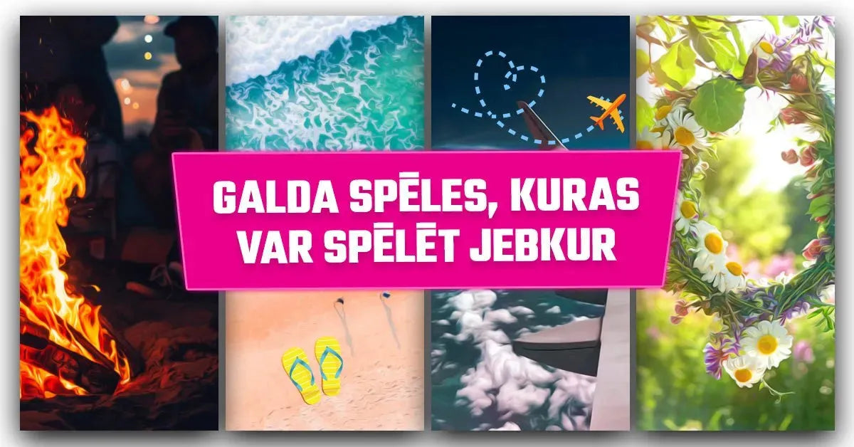 Galda spēles, kuras var spēlēt jebkur-Brain Games LV