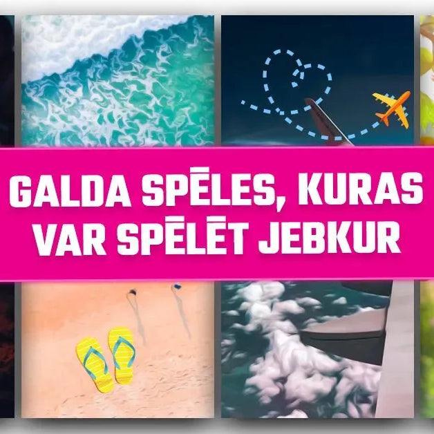 Galda spēles, kuras var spēlēt jebkur-Brain Games LV
