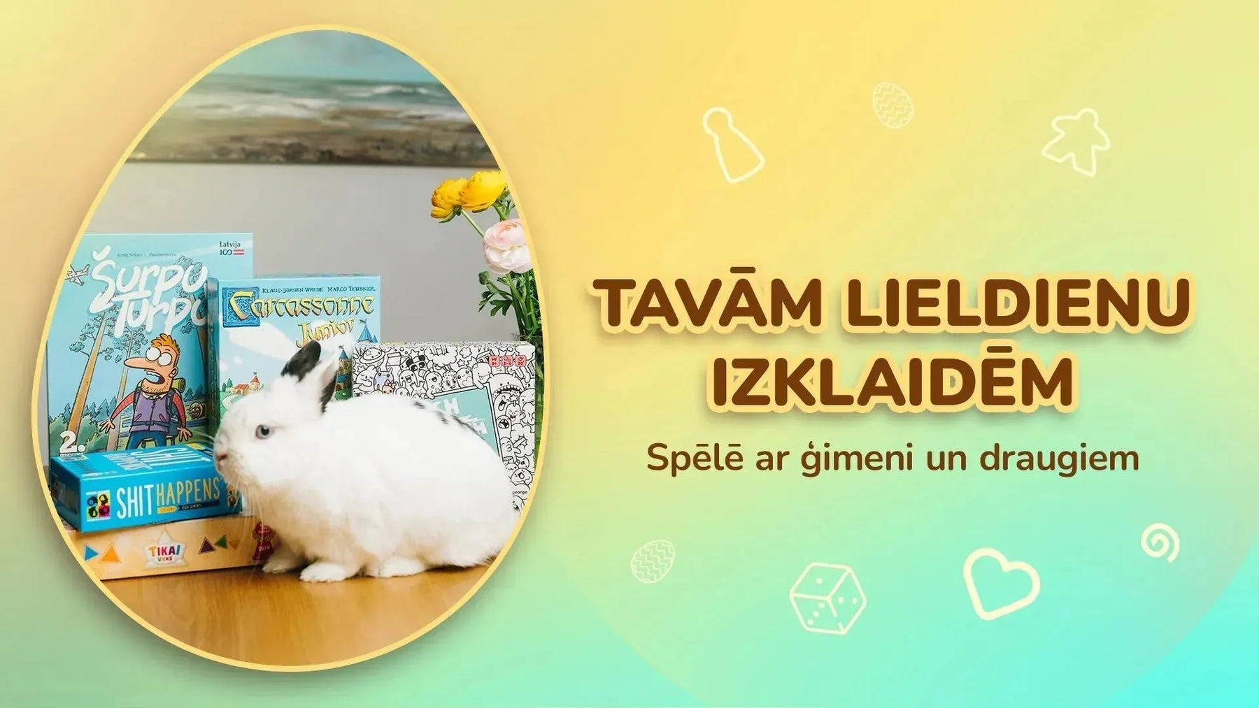 Galda spēles Lieldienu brīvdienām-Brain Games LV
