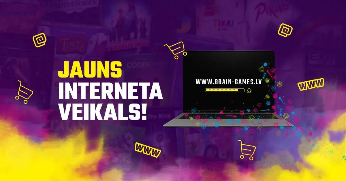 Jauns interneta veikals!-Brain Games LV