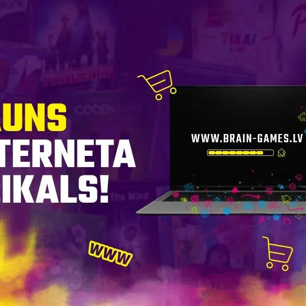 Jauns interneta veikals!-Brain Games LV