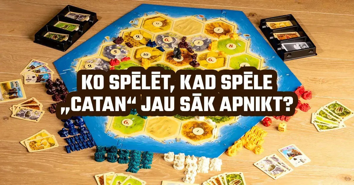 Ko spēlēt, kad spēle “Catan” jau sāk apnikt?-Brain Games LV