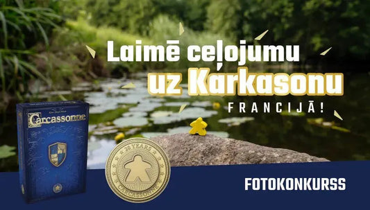 Laimē ceļojumu uz Karkasonu!-Brain Games LV