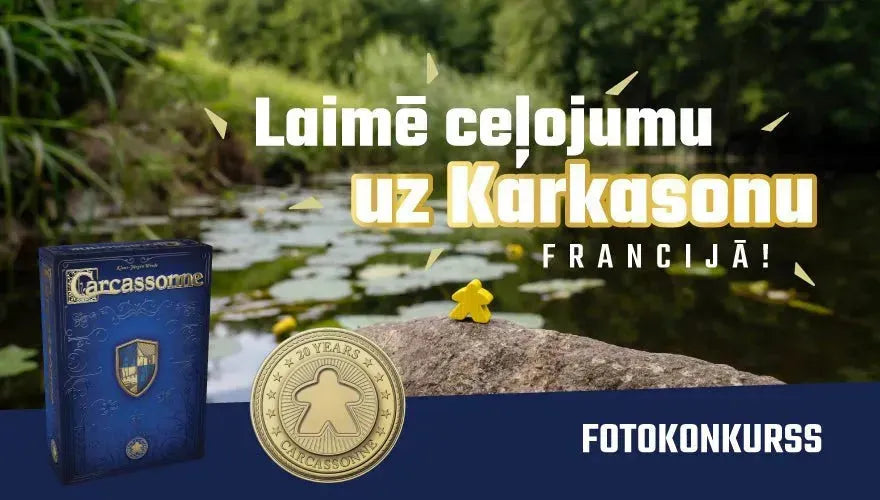 Laimē ceļojumu uz Karkasonu!-Brain Games LV