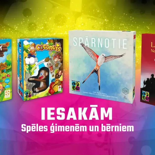 Lieliskas spēles ģimenēm un bērniem-Brain Games LV