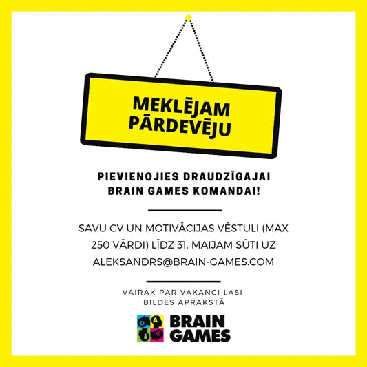 Meklējam papildspēkus-Brain Games LV