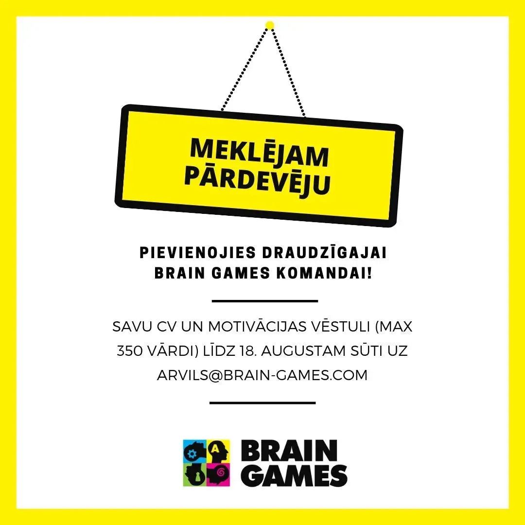 Meklējam papildspēkus-Brain Games LV
