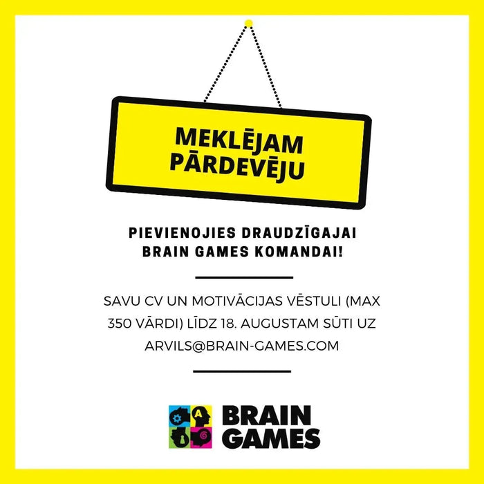 Meklējam papildspēkus-Brain Games LV
