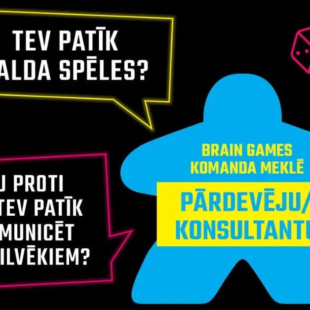 Meklējam veikala darbiniekus-Brain Games LV