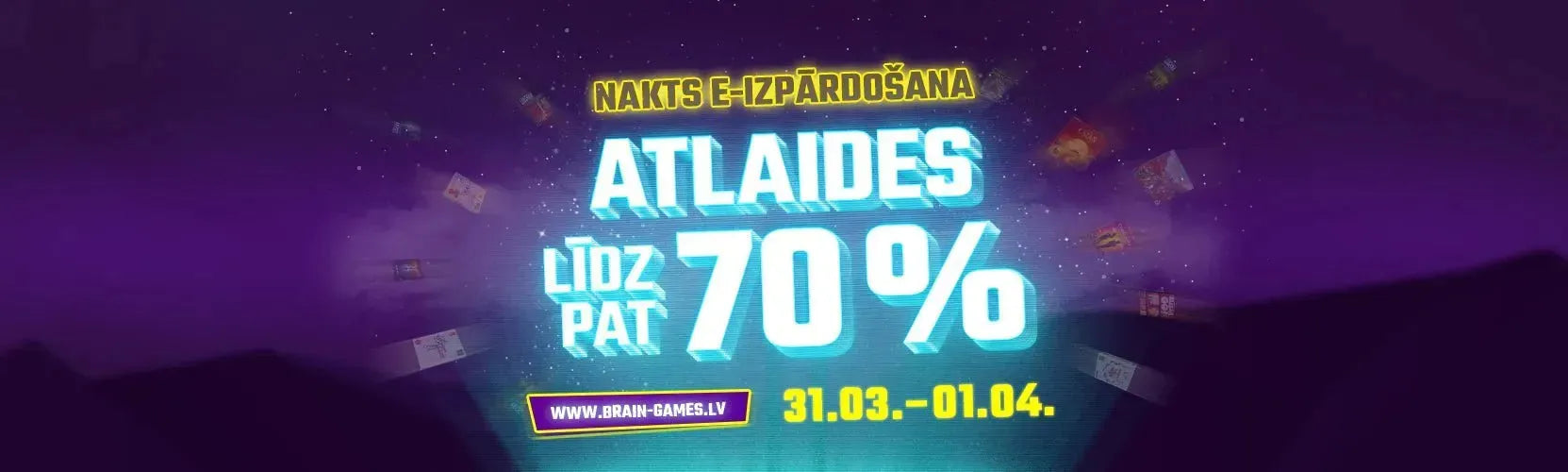 Nakts e-izpārdošana 2023-Brain Games LV