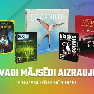 Pavadi mājsēdi aizraujoši ar jaunām galda spēlēm-Brain Games LV