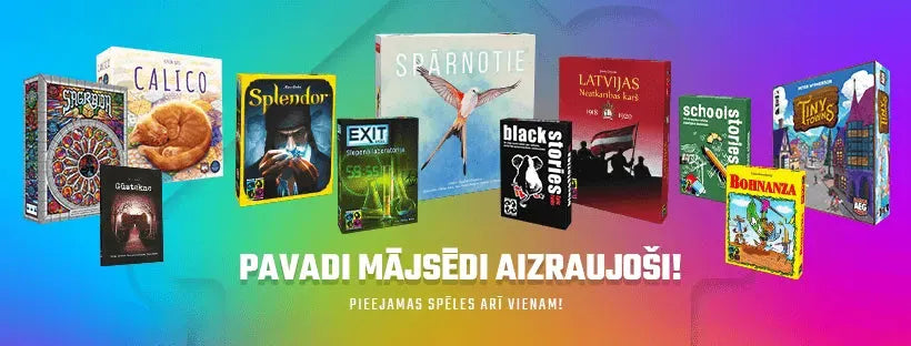 Pavadi mājsēdi aizraujoši ar jaunām galda spēlēm-Brain Games LV