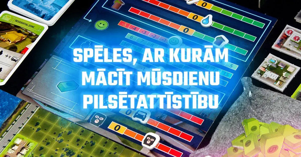 Piecas labas spēles, ar kurām mācīt par mūsdienu pilsētattīstību-Brain Games LV