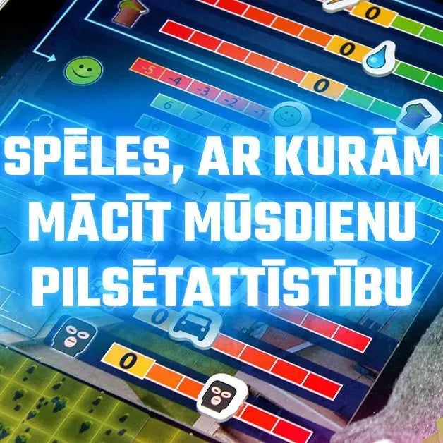 Piecas labas spēles, ar kurām mācīt par mūsdienu pilsētattīstību-Brain Games LV