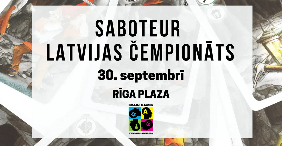 Saboteur Latvijas čempionāts 2018-Brain Games LV