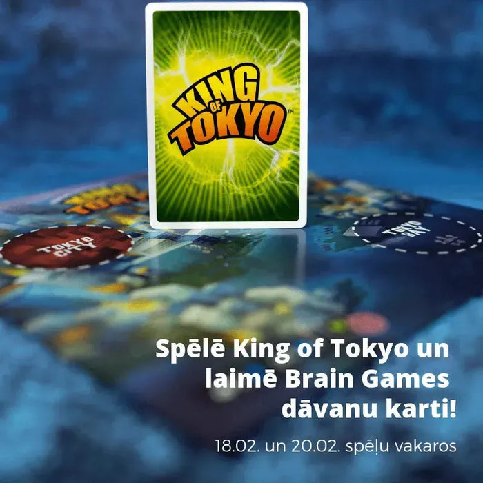 Spēlē King of Tokyo un laimē balvas!-Brain Games LV