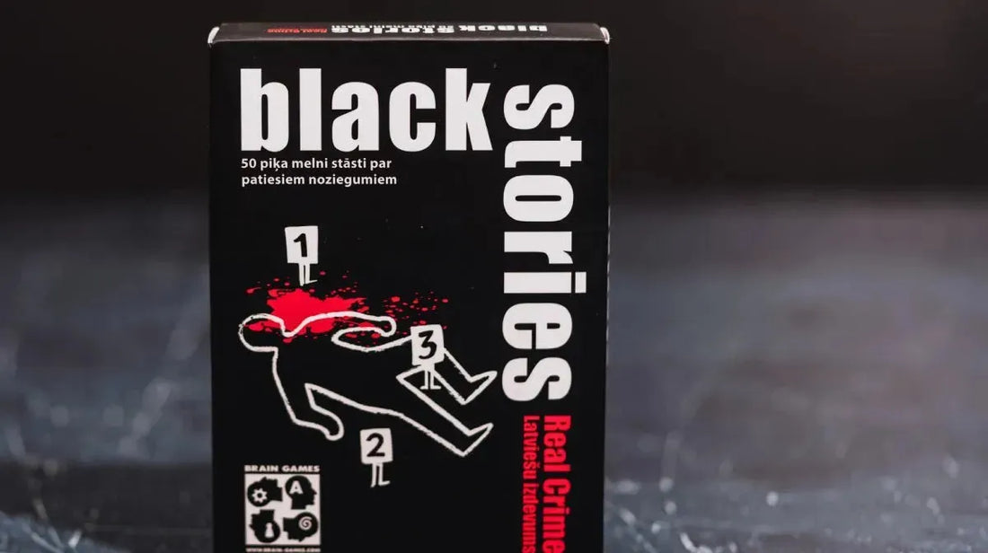 Spēles „Black stories“ apskats-Brain Games LV