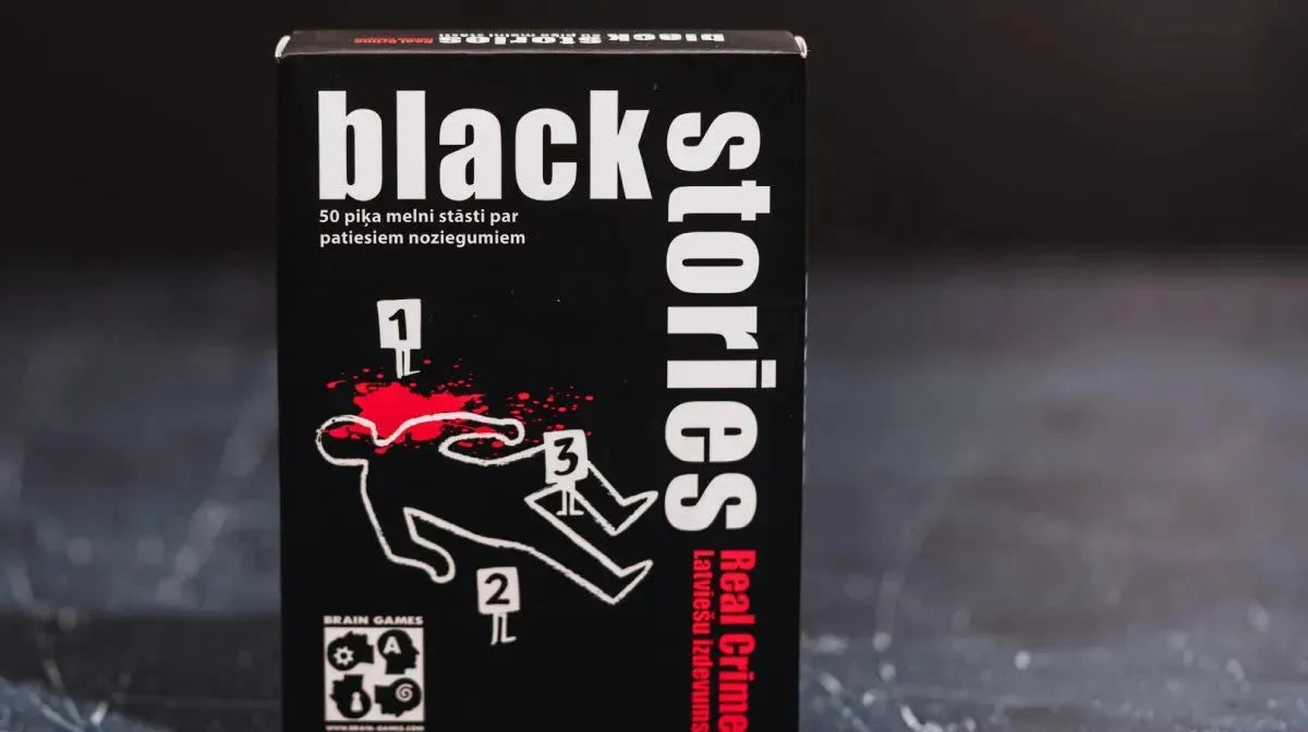 Spēles „Black stories“ apskats-Brain Games LV