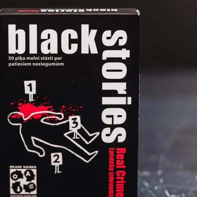 Spēles „Black stories“ apskats-Brain Games LV
