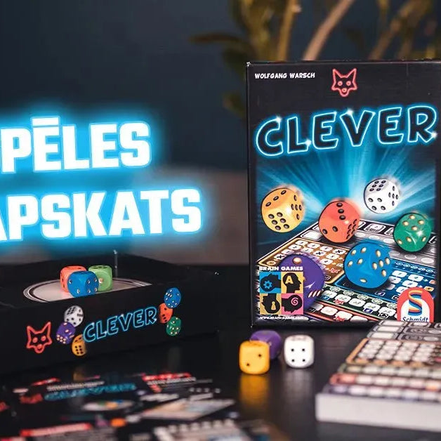 Spēles “Clever” apskats-Brain Games LV