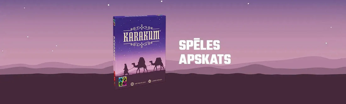Spēles "Karakum" apskats-Brain Games LV