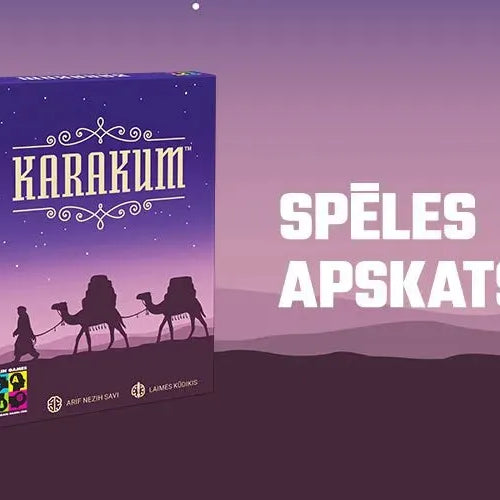 Spēles "Karakum" apskats-Brain Games LV