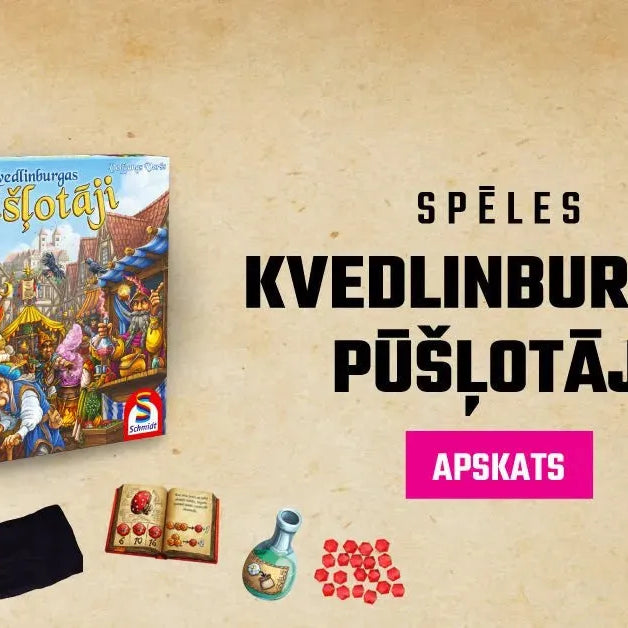 Spēles „Kvedlinburgas pūšļotāji“ apskats-Brain Games LV