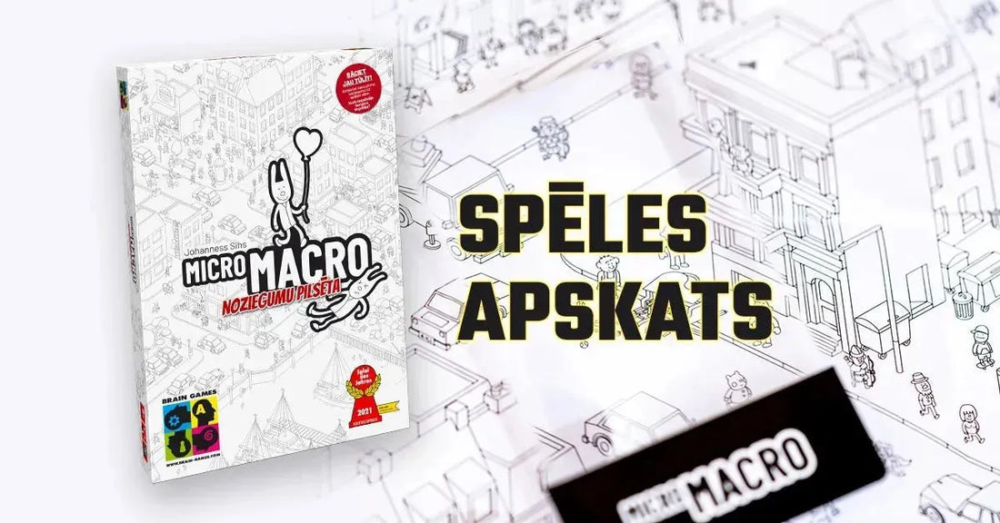 Spēles “MicroMacro: Noziegumu pilsēta” apskats-Brain Games LV