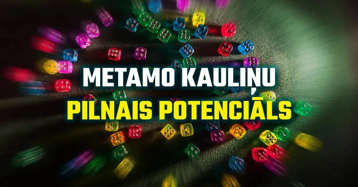 Veiksme: metamo kauliņu pilnais potenciāls-Brain Games LV