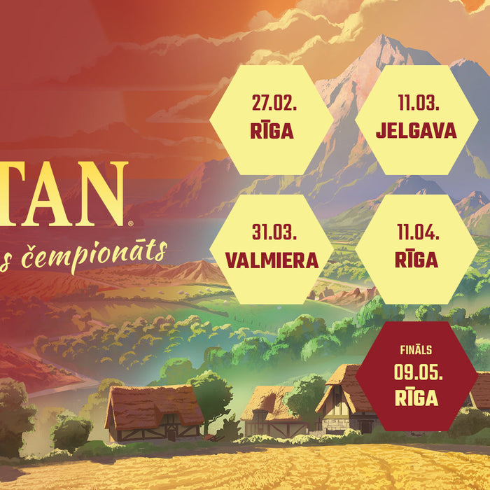 Jubilejas „CATAN“ Latvijas čempionāts ir klāt