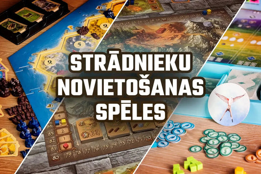 Worker placement spēles — veiksmei nav vietas pie spēļu galda-Brain Games LV