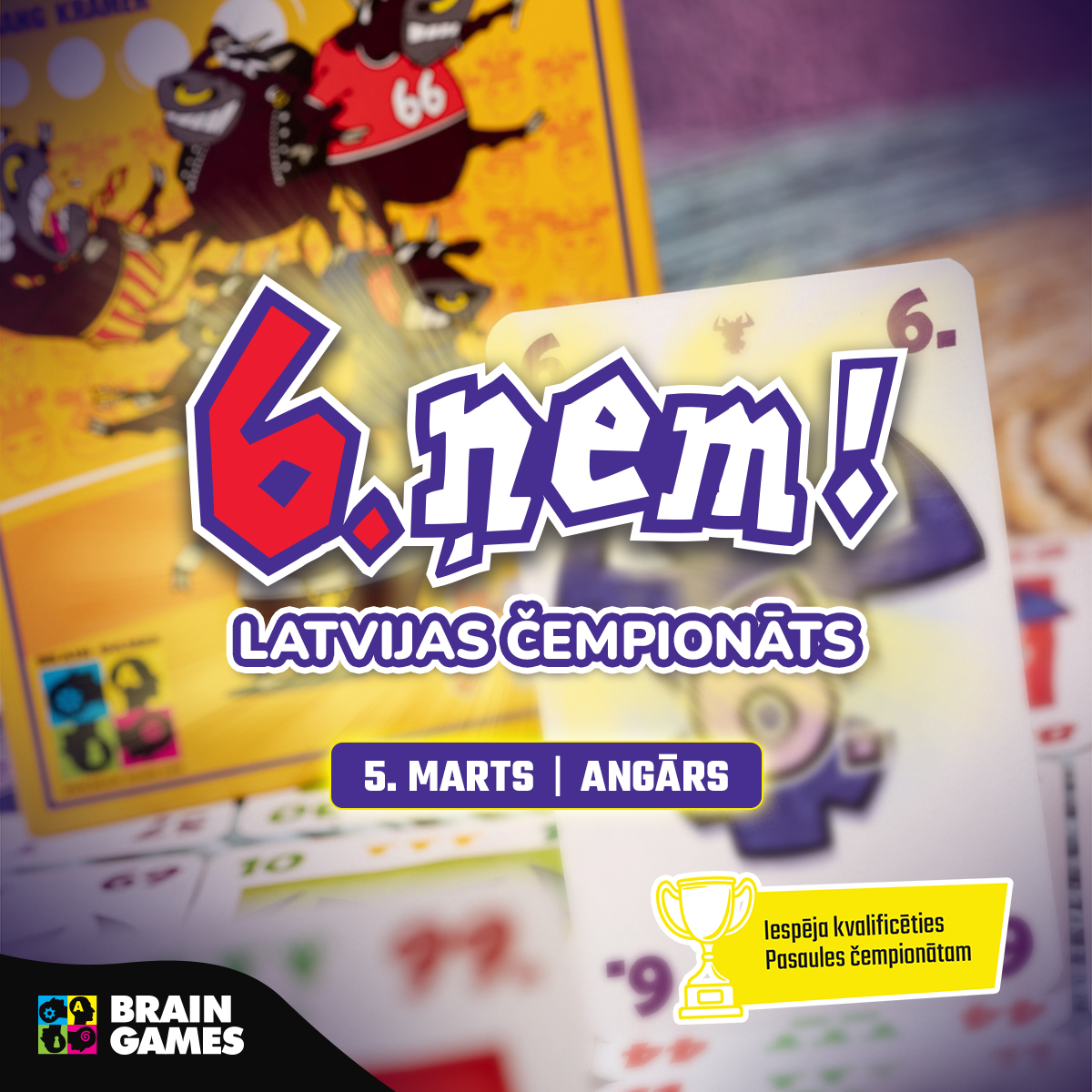 Dalība 6. ņem! Latvijas čempionātā