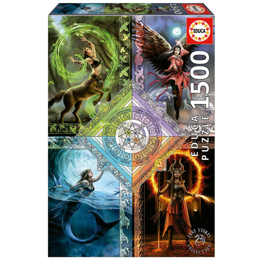n/a Puzles 1500 ELEMENTAL MAGIC STAR CHART, ANNE STOKES