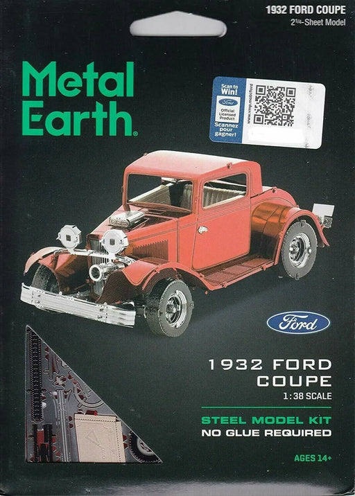 Brain Games LV Mēroga modelis 1932 Ford Coupe, metāla konstruktors