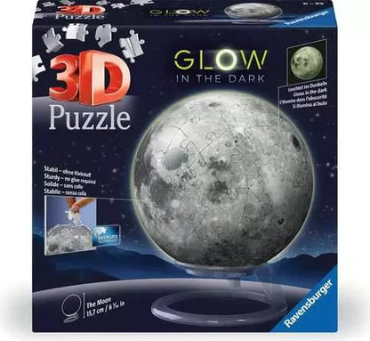 3D puzzle 72 Glow in the Dark Moon