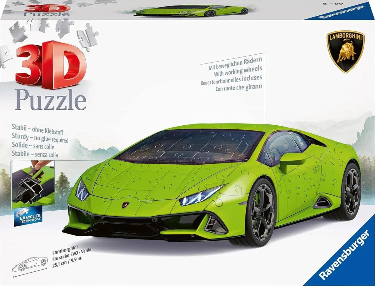 n/a 3D puzzle Lamborghini Huracan Evo Green