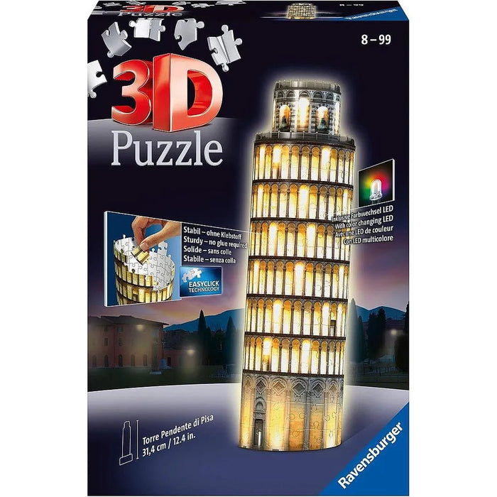 n/a 3D puzzle  Pizas Tornis ar gaismu