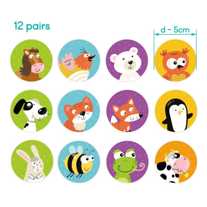 Memo game Animals