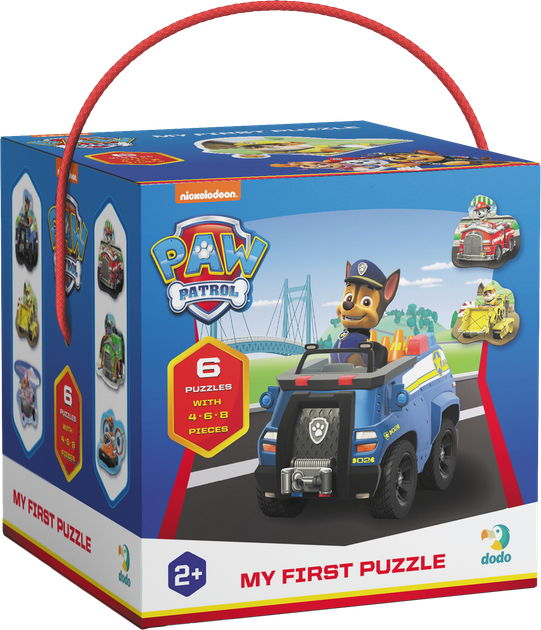 Paw patrol Puzzle 4-6-8 elements Ready for act