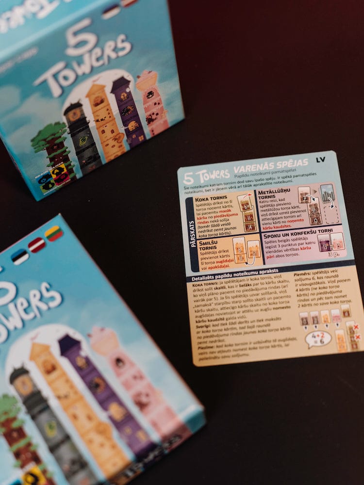 BrainGames galda spēles 5 Towers