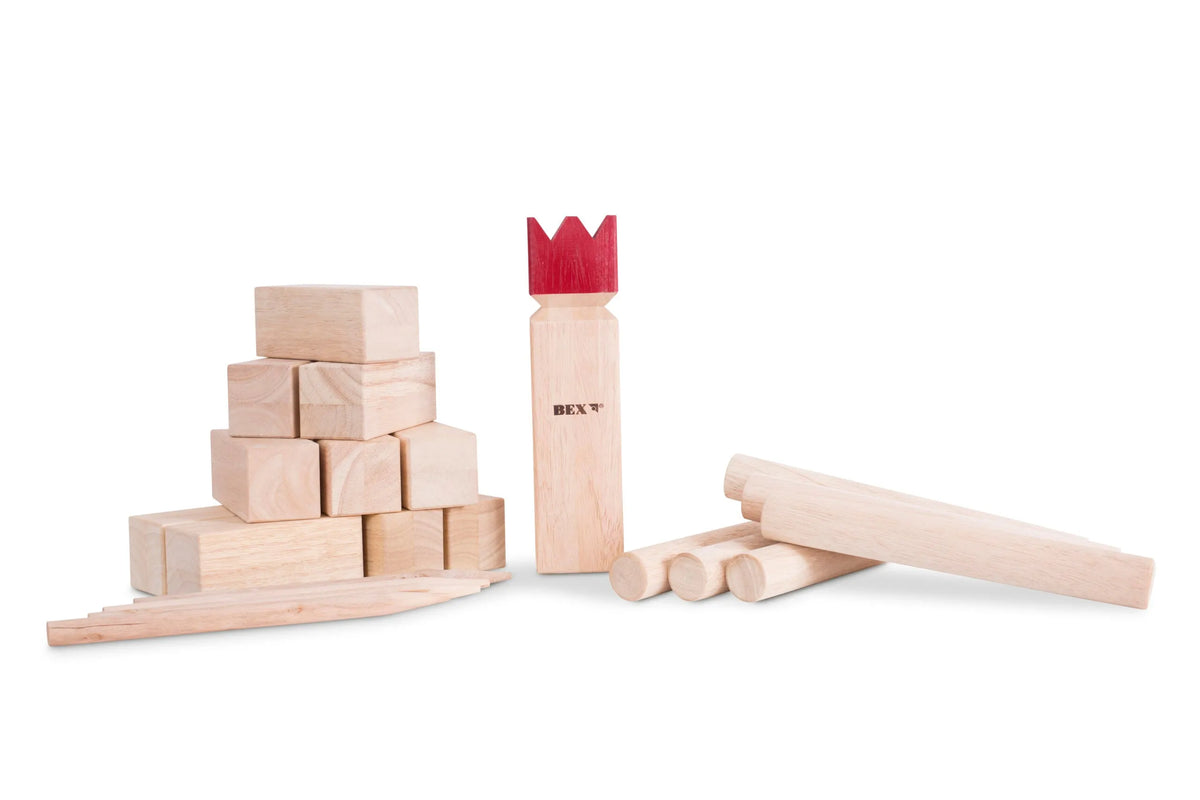 Kubb Viking Original, red king
