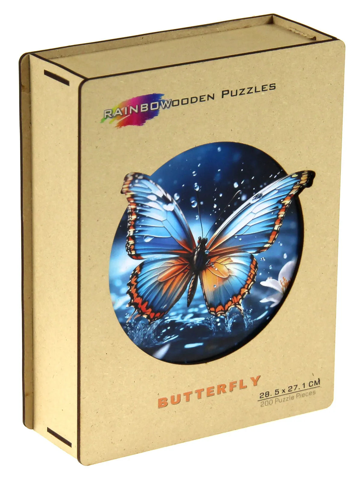 E2D Rainbow Wooden Puzzle BUTTERFLY