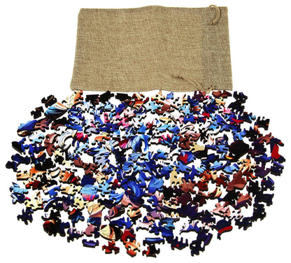E2D Rainbow Wooden Puzzle SCHNAUZER