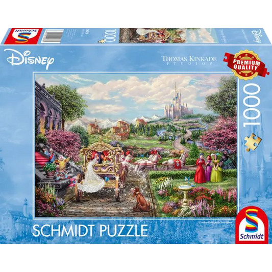 Puzle Disney, Cinderella Happily Ever After, 1000 gabaliņi