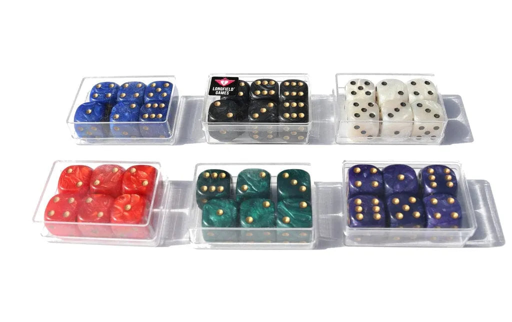 Brain Games LV 6 dices assorted 6 colors mother-of-pearl / PU 1/240