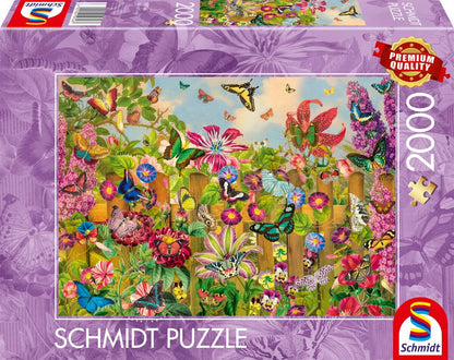 Enchanting butterfly garden