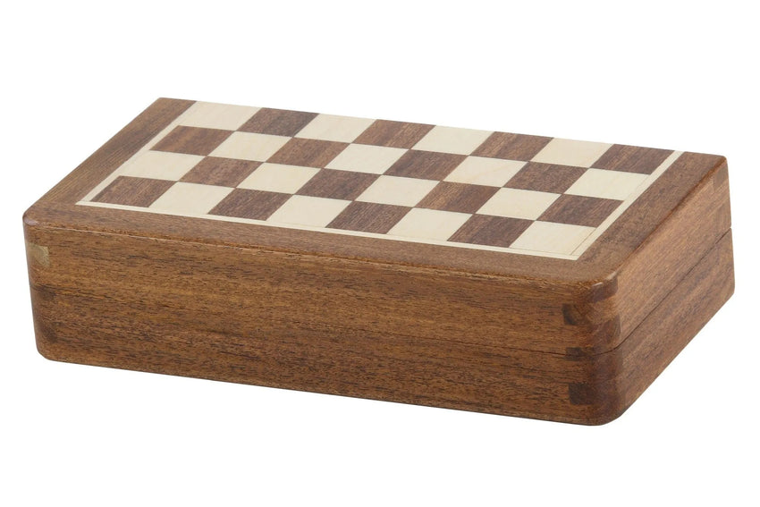 Brain Games LV 7" (18cm) Magnetic Chess Set Acacia solid wood