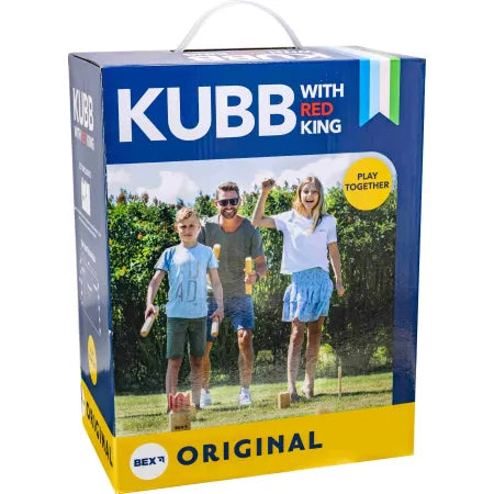 Kubb Viking Original, red king
