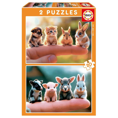 2x20 BABY ANIMALS F